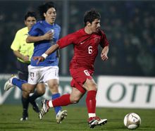 克里斯蒂安·格林德海姆在球场